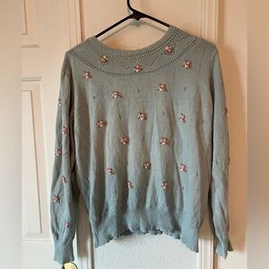 Vintage Laura Ashley floral sweater